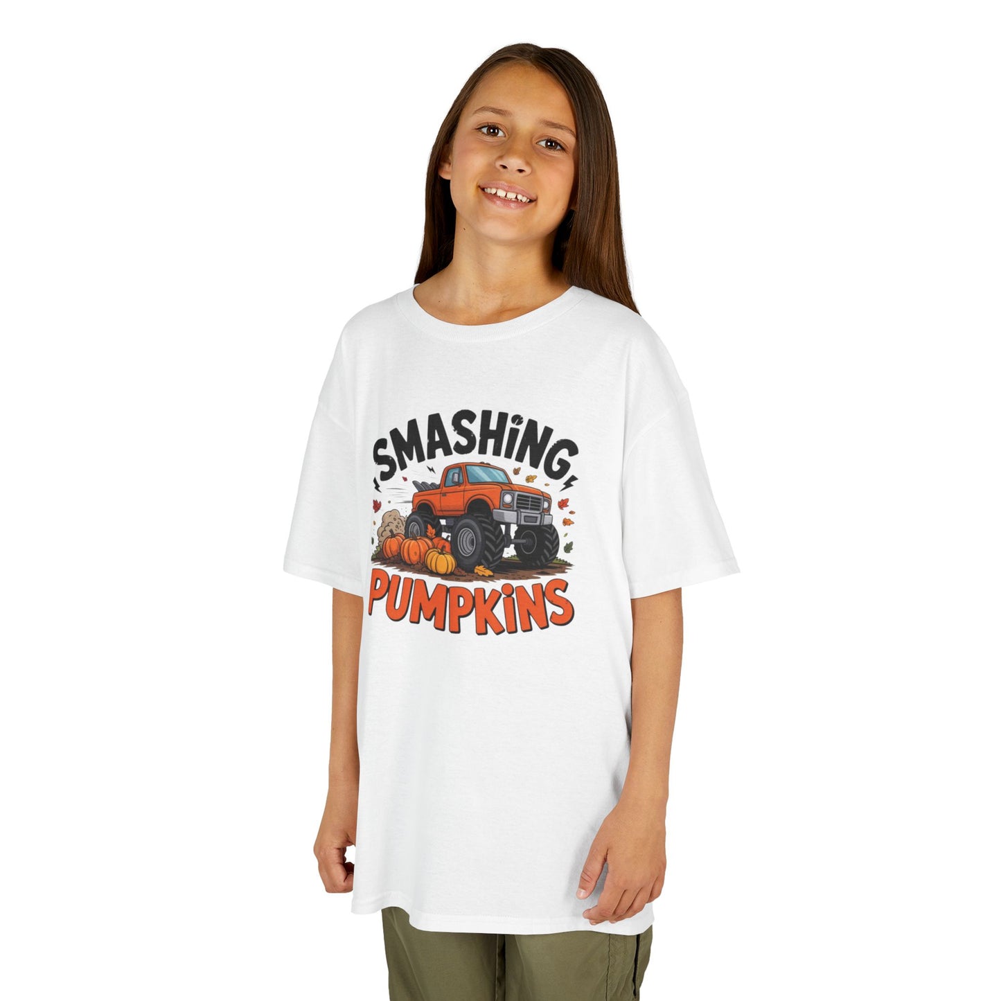 Smashing Pumpkins Kids Tee for Halloween Fun, Youth Autumn Shirt, Pumpkin Patch Tee, Fall Festival Apparel, Trick or Treat Top