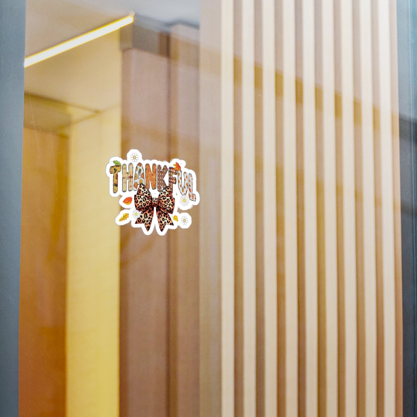 Thankful Kiss-Cut Vinyl Decals