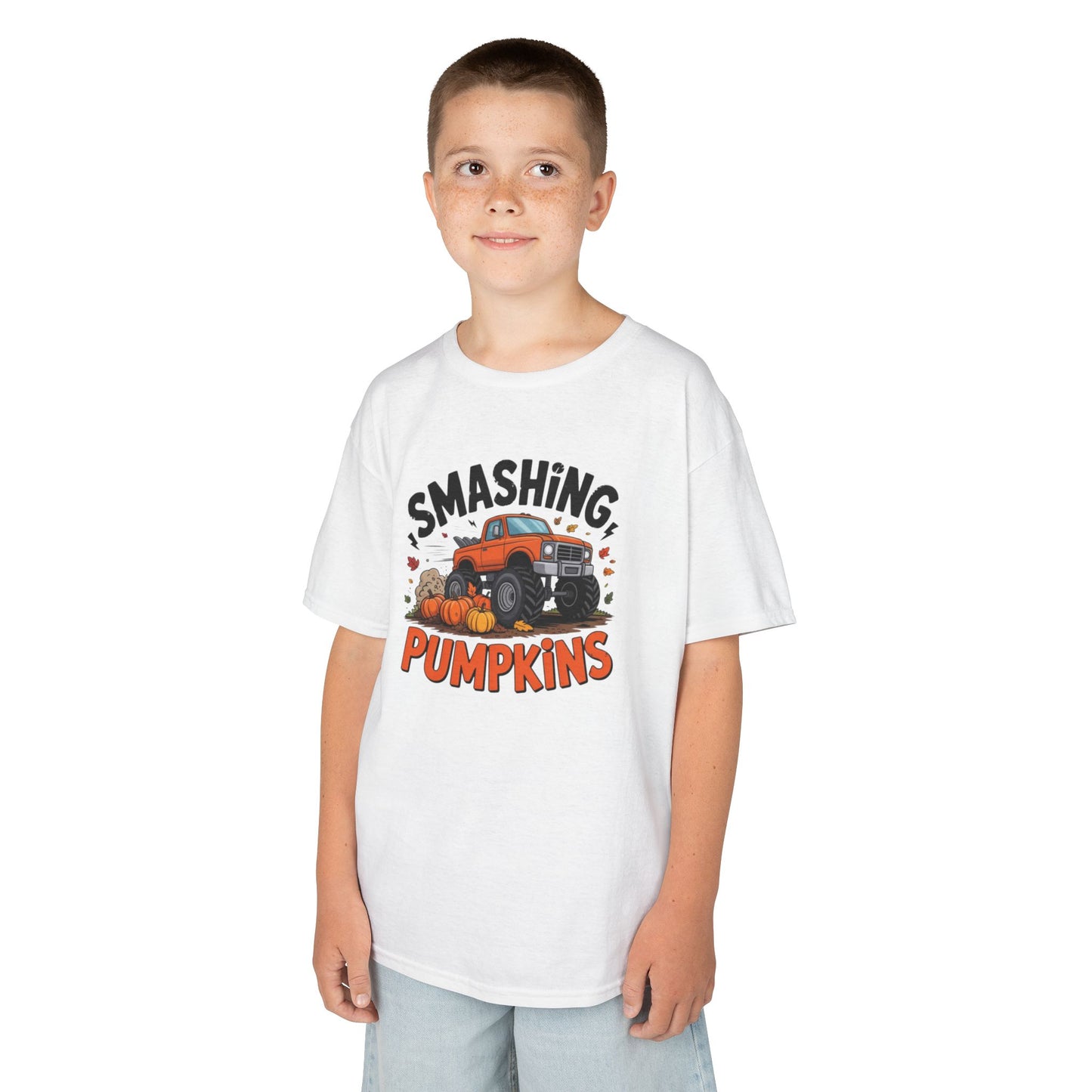 Smashing Pumpkins Kids Tee for Halloween Fun, Youth Autumn Shirt, Pumpkin Patch Tee, Fall Festival Apparel, Trick or Treat Top