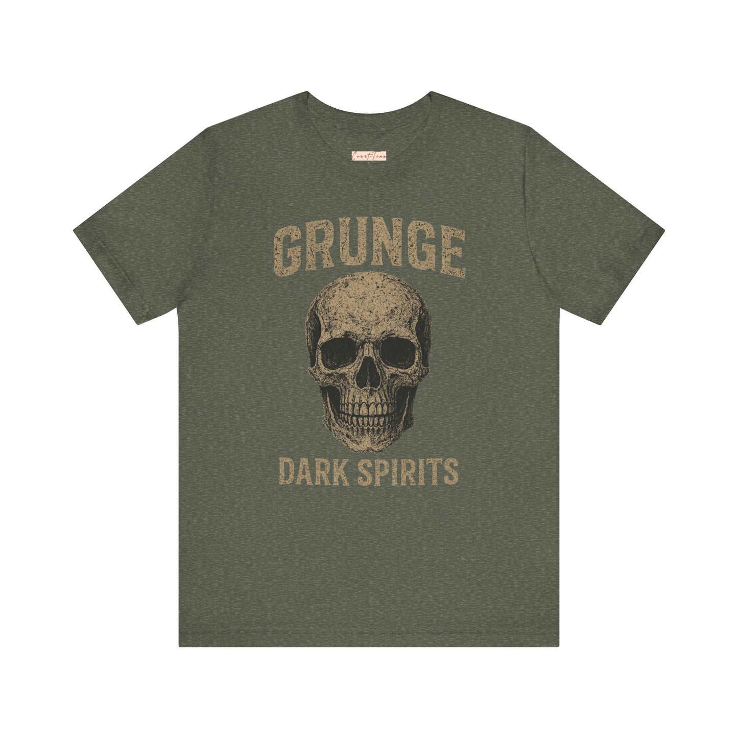 Grunge Skull Graphic Tee, Unisex T-Shirt for Music Lovers, Alternative Fashion, Casual Wear, Halloween Party, Vintage Style