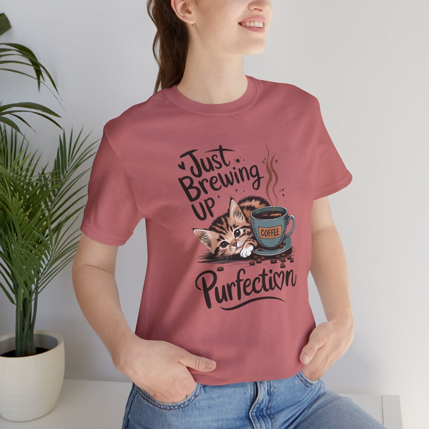 Cute Cat Coffee Tee