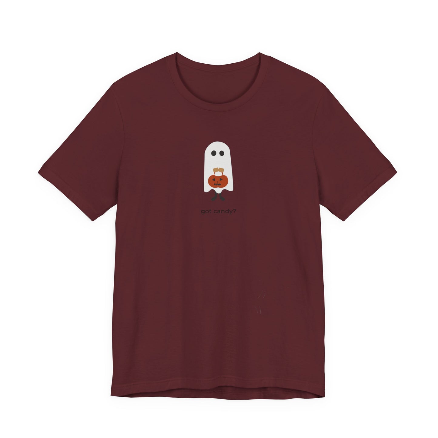 Cute Ghost Graphic Tee - Halloween Costume Shirt, Spooky Gift, Funny Vintage Style Tee, Unisex T-Shirt, Got Candy?