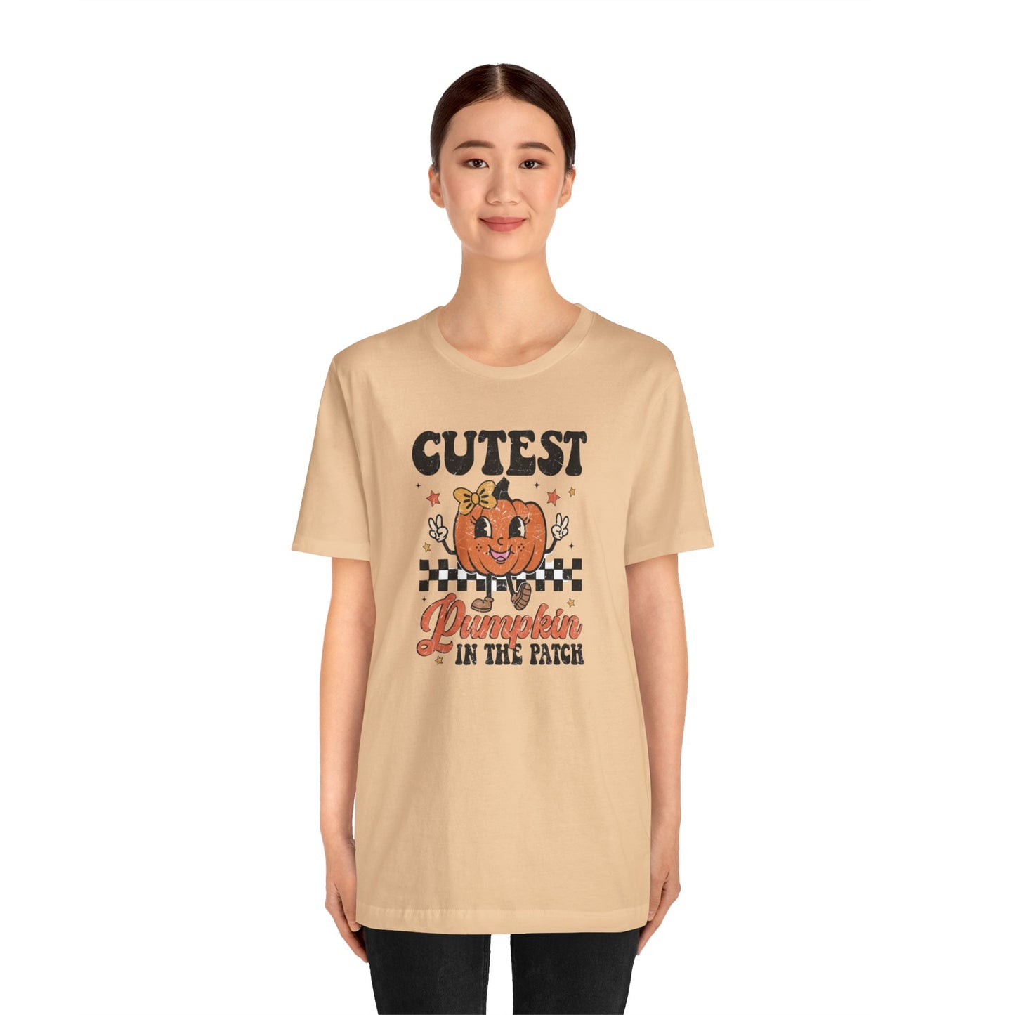 Cute Pumpkin Patch Tee - Fall Fashion, Halloween Shirt, Unisex Pumpkin Tee, Funny Graphic T-Shirt, Holiday Apparel