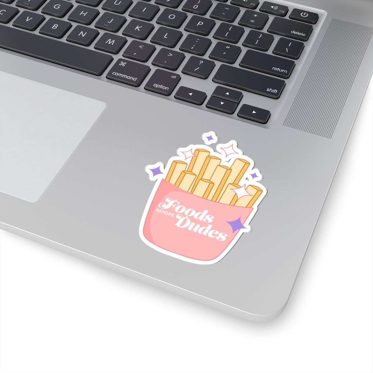 Charming Kiss-Cut Stickers - 'Foods Before Dudes' Motivational Decor, Laptop Stickers, Cute Feminine Gifts, Fun Party Favors, Kawaii [...]