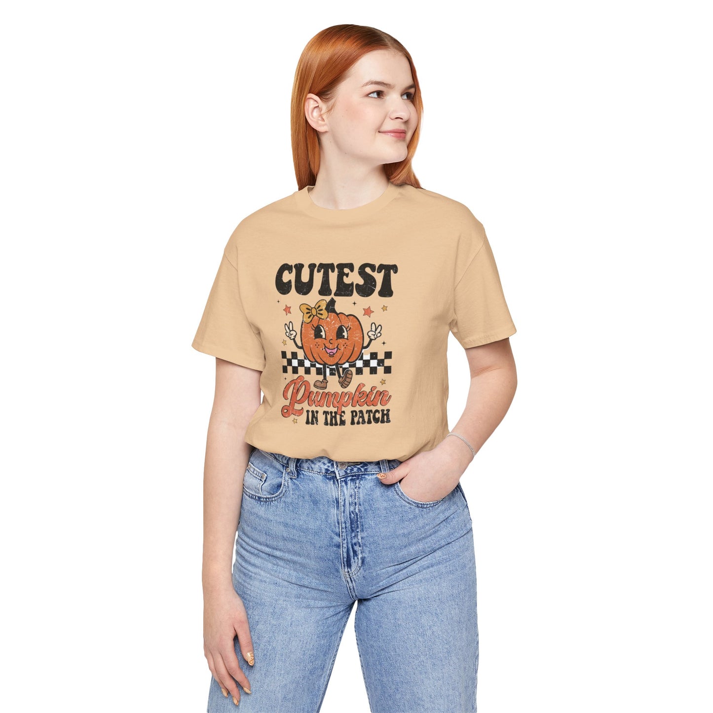 Cute Pumpkin Patch Tee - Fall Fashion, Halloween Shirt, Unisex Pumpkin Tee, Funny Graphic T-Shirt, Holiday Apparel