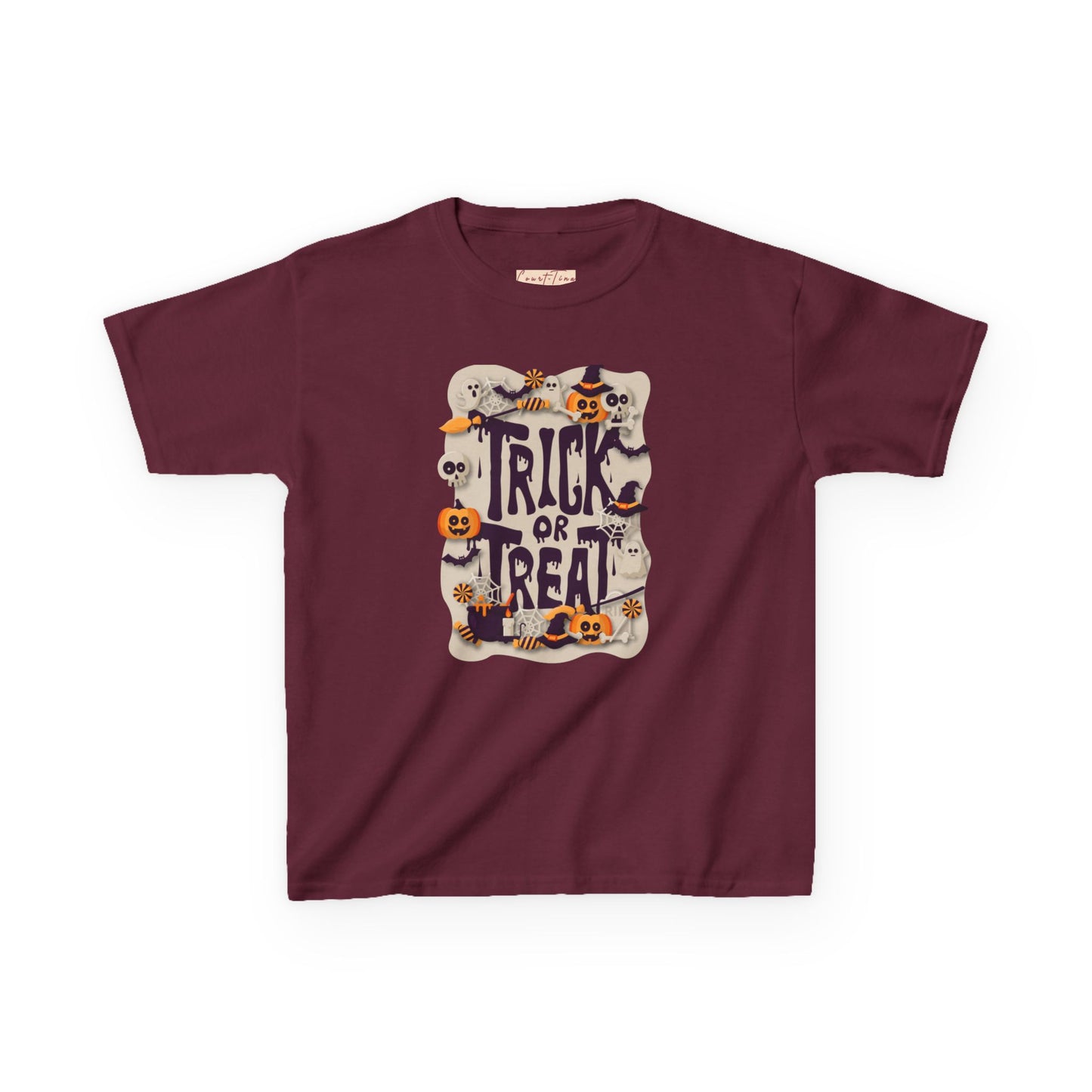 Kids Halloween Tee, Trick or Treat Shirt, Fun Fall Apparel, Halloween Costume, Kids Graphic Tee, Spooky Season T-Shirt