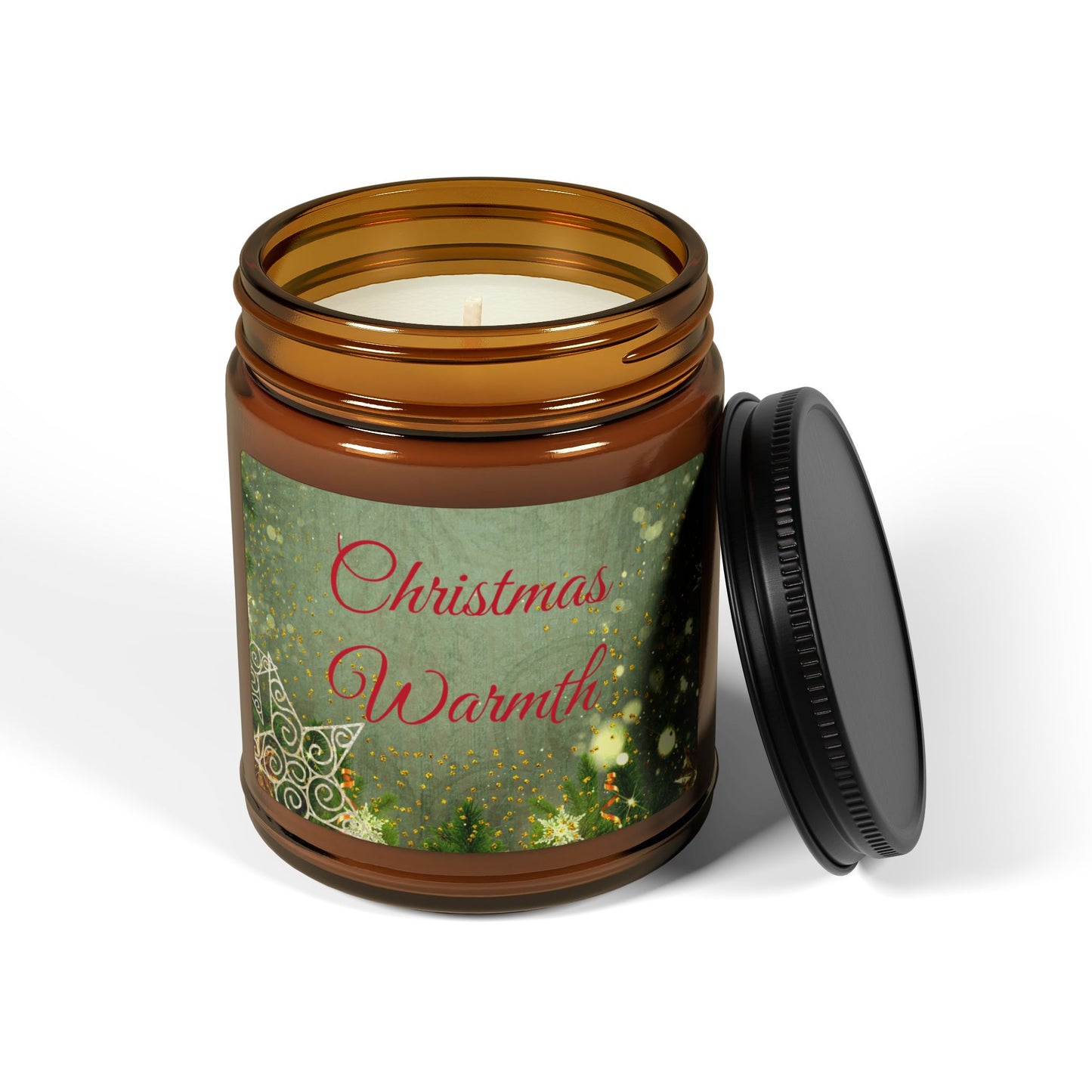 Christmas Candle - Christmas Warmth, Holiday Gift, Aromatherapy Candle, Eco-Friendly Home Decor, Cozy Atmosphere