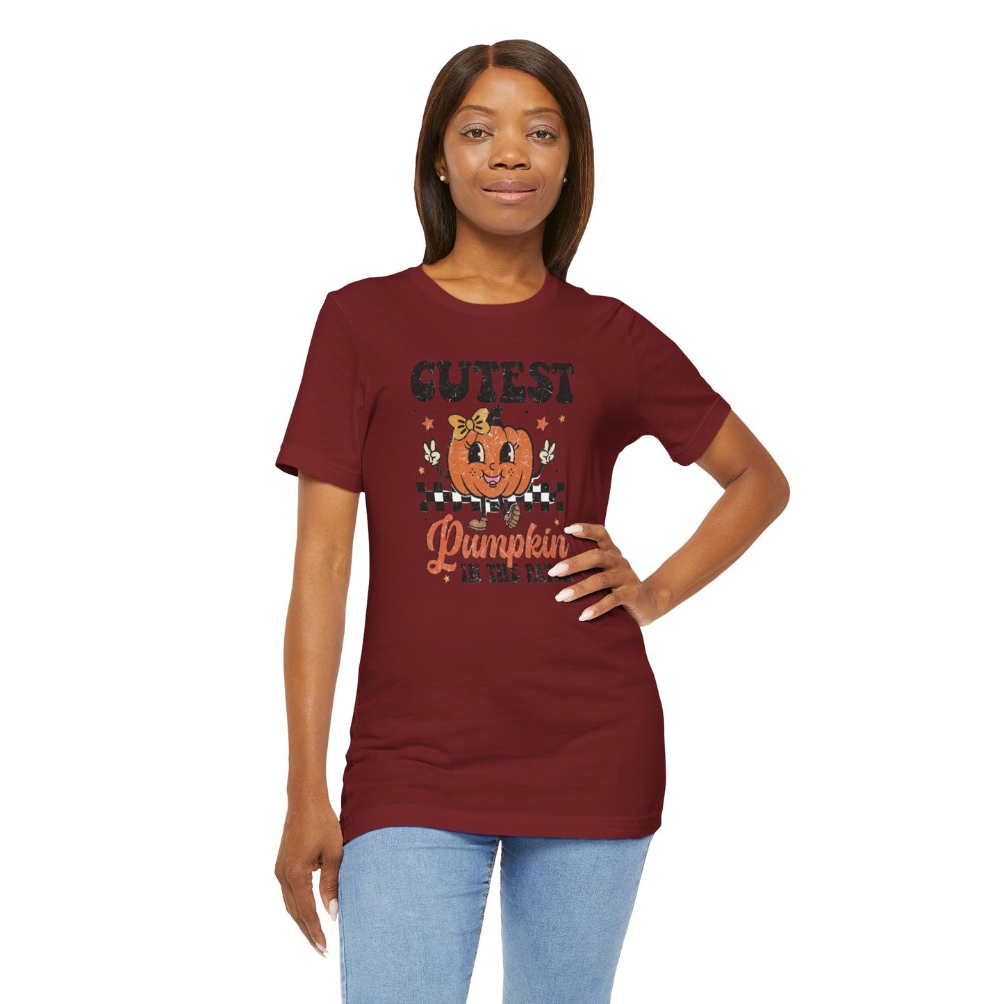 Cute Pumpkin Patch Tee - Fall Fashion, Halloween Shirt, Unisex Pumpkin Tee, Funny Graphic T-Shirt, Holiday Apparel