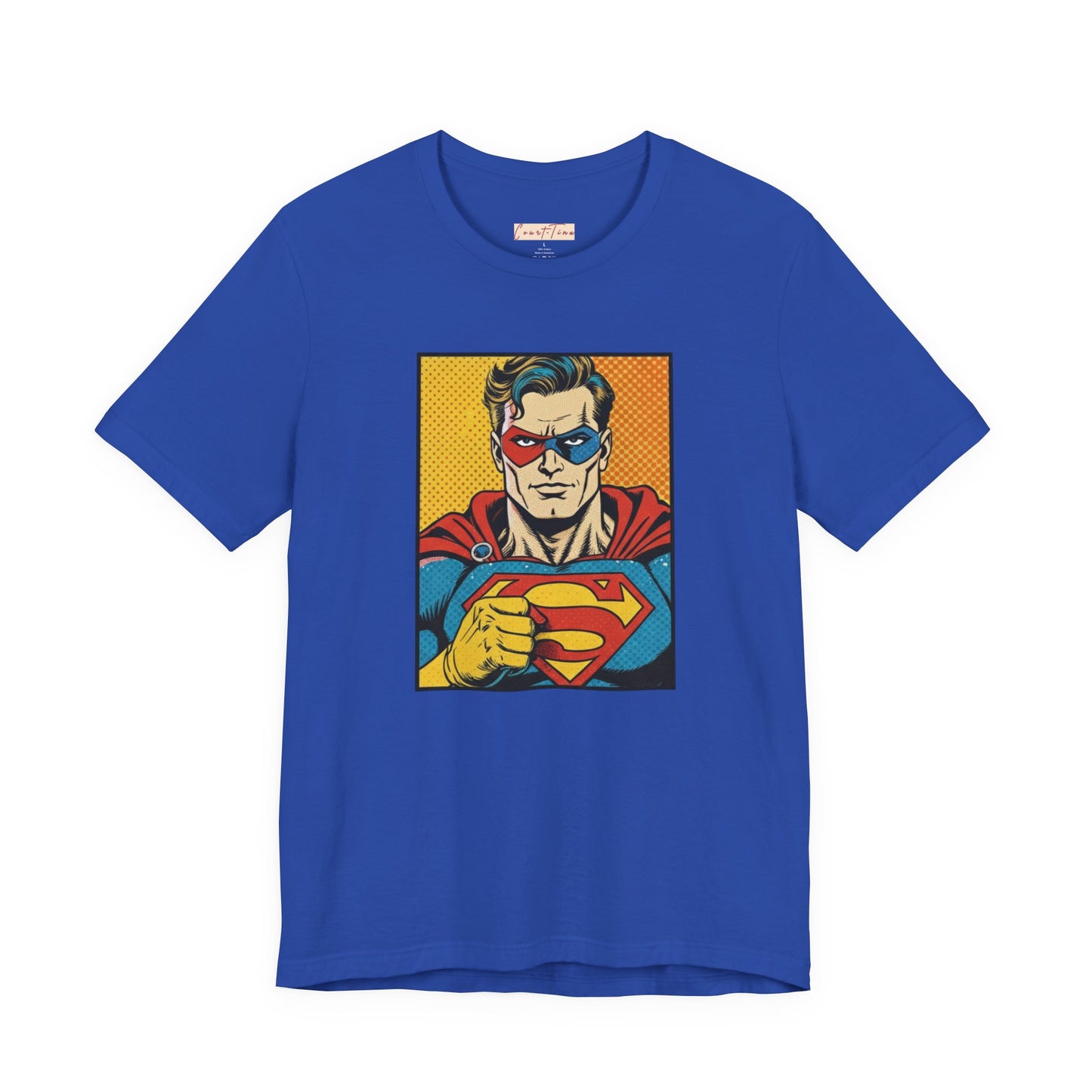 Retro Superhero Graphic Tee, Unisex T-Shirt, Fun Casual Wear, Comic Book Lover Gift, Birthday, Gift for Him/Her