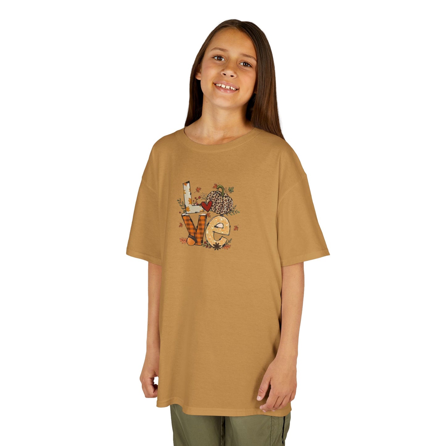 Kids Love Autumn Tee, Cute Kids T-Shirt, Animal Lovers Gift, Eco-Friendly Kids Shirt, Fun Kids Gift, Nature-Themed Apparel