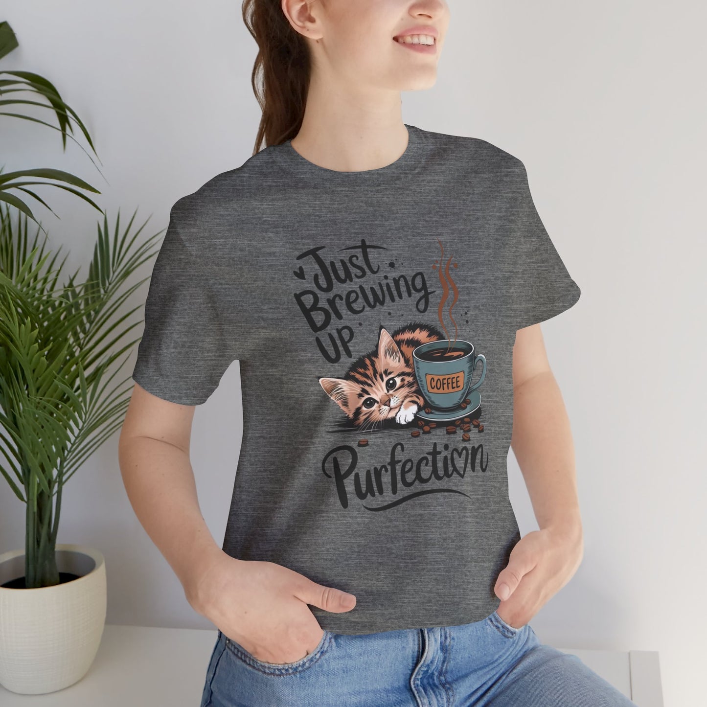 Cute Cat Coffee Tee