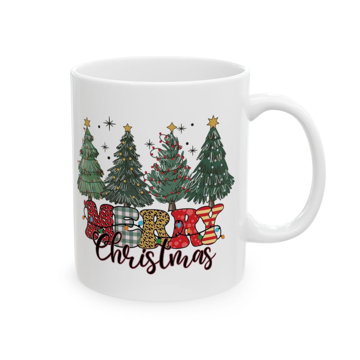 Festive Christmas Mug - Holiday Drinkware, Perfect Gift for Christmas, Seasonal Decor, Hot Cocoa, Winter Celebrations, Cute Holiday Design