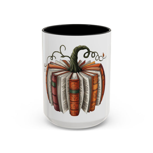 Pumpkin Book Coffee Mug (11, 15oz)
