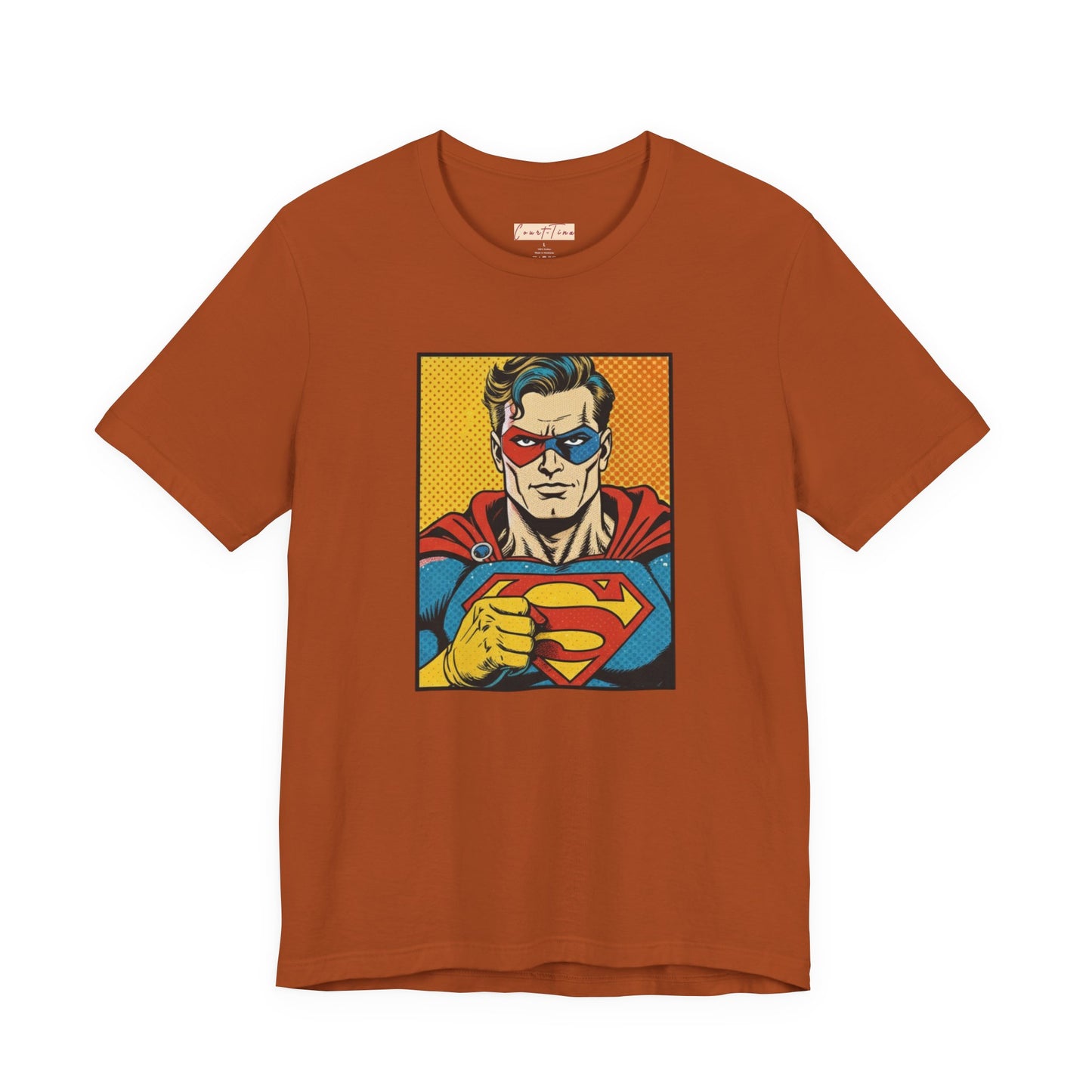 Retro Superhero Graphic Tee, Unisex T-Shirt, Fun Casual Wear, Comic Book Lover Gift, Birthday, Gift for Him/Her