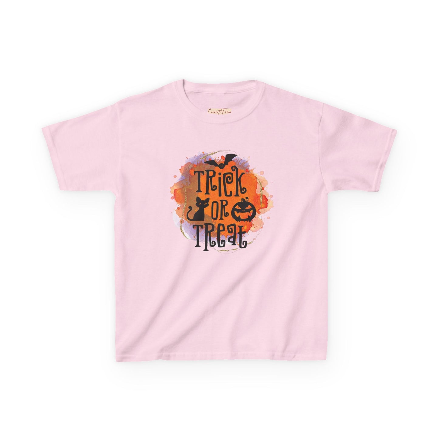Halloween Kids Tee, Trick or Treat Shirt, Fun Halloween Apparel, Kids Costume Tee, Spooky Season Shirt