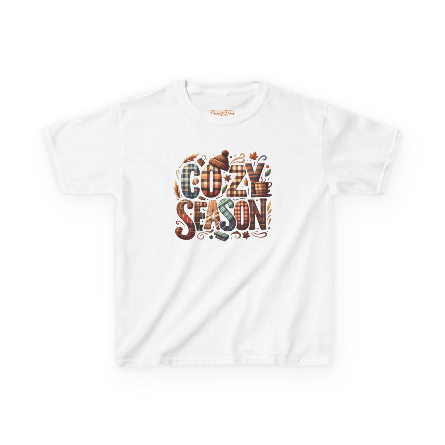 Cozy Season Kids Tee - Perfect for Fall, Halloween, Thanksgiving, Birthday Gift, Family Outings, Casual Wear