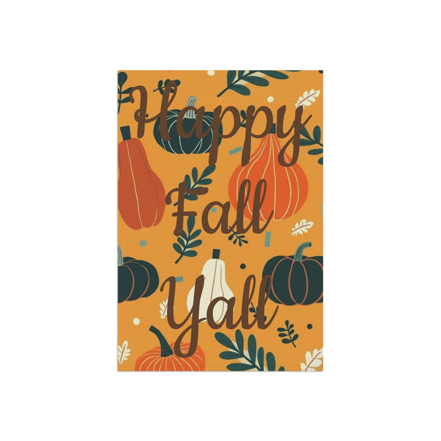 Autumn Garden Flag - Happy Fall Y'all Banner | Rustic Outdoor Decor, Seasonal Garden Decoration, Thanksgiving Yard Sign, Fall Decor