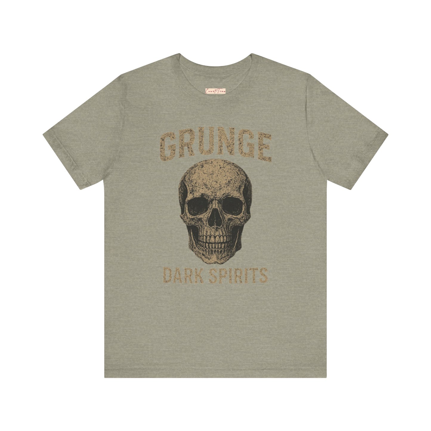 Grunge Skull Graphic Tee, Unisex T-Shirt for Music Lovers, Alternative Fashion, Casual Wear, Halloween Party, Vintage Style