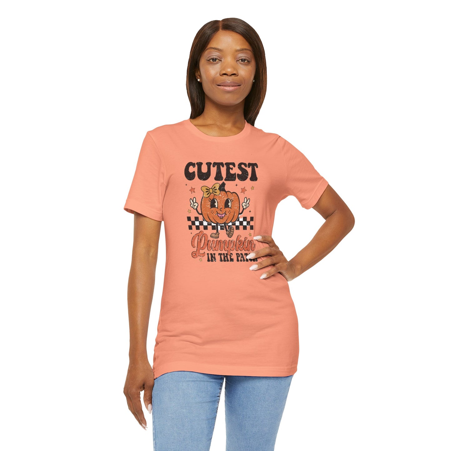 Cute Pumpkin Patch Tee - Fall Fashion, Halloween Shirt, Unisex Pumpkin Tee, Funny Graphic T-Shirt, Holiday Apparel