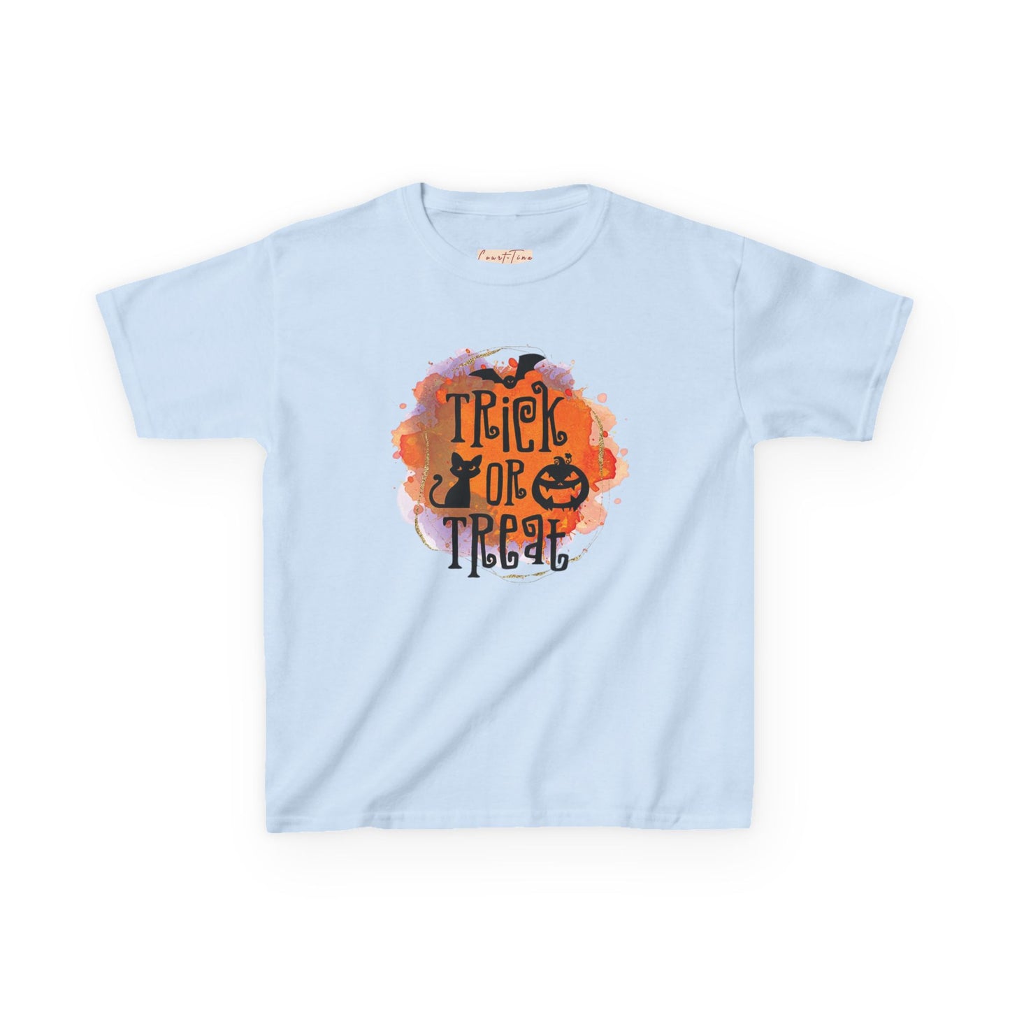 Halloween Kids Tee, Trick or Treat Shirt, Fun Halloween Apparel, Kids Costume Tee, Spooky Season Shirt