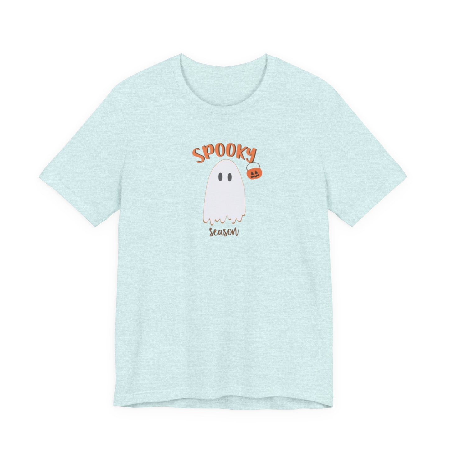 Spooky Ghost Unisex Tee, Halloween Shirt, Cute Ghost T-Shirt, Casual Halloween Outfit, Fun Gift for Ghost Lovers