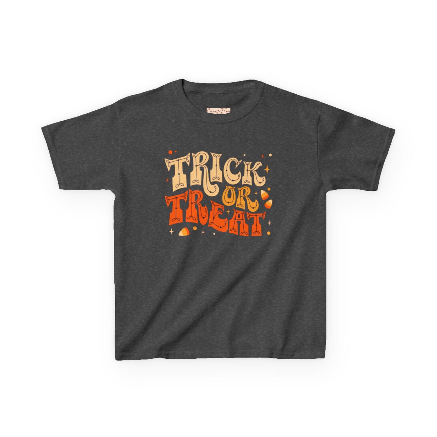 Kids Halloween Tee, Trick or Treat T-Shirt, Halloween Costume Shirt, Spooky Kids Apparel, Fall Festivity Tee