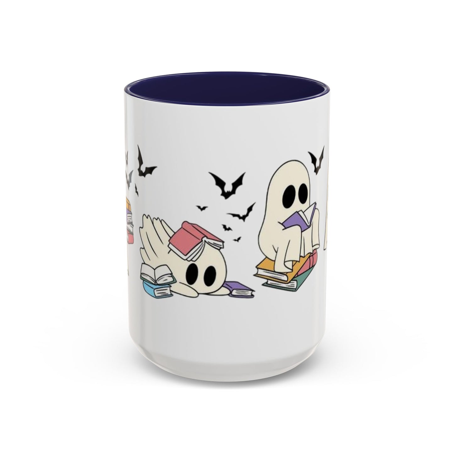 Ghostly Book Lover Coffee Mug - Spooky Reading Gift for Halloween, Literary Enthusiasts, Bookworm Accessories, Cute Ghost Mug, [...]