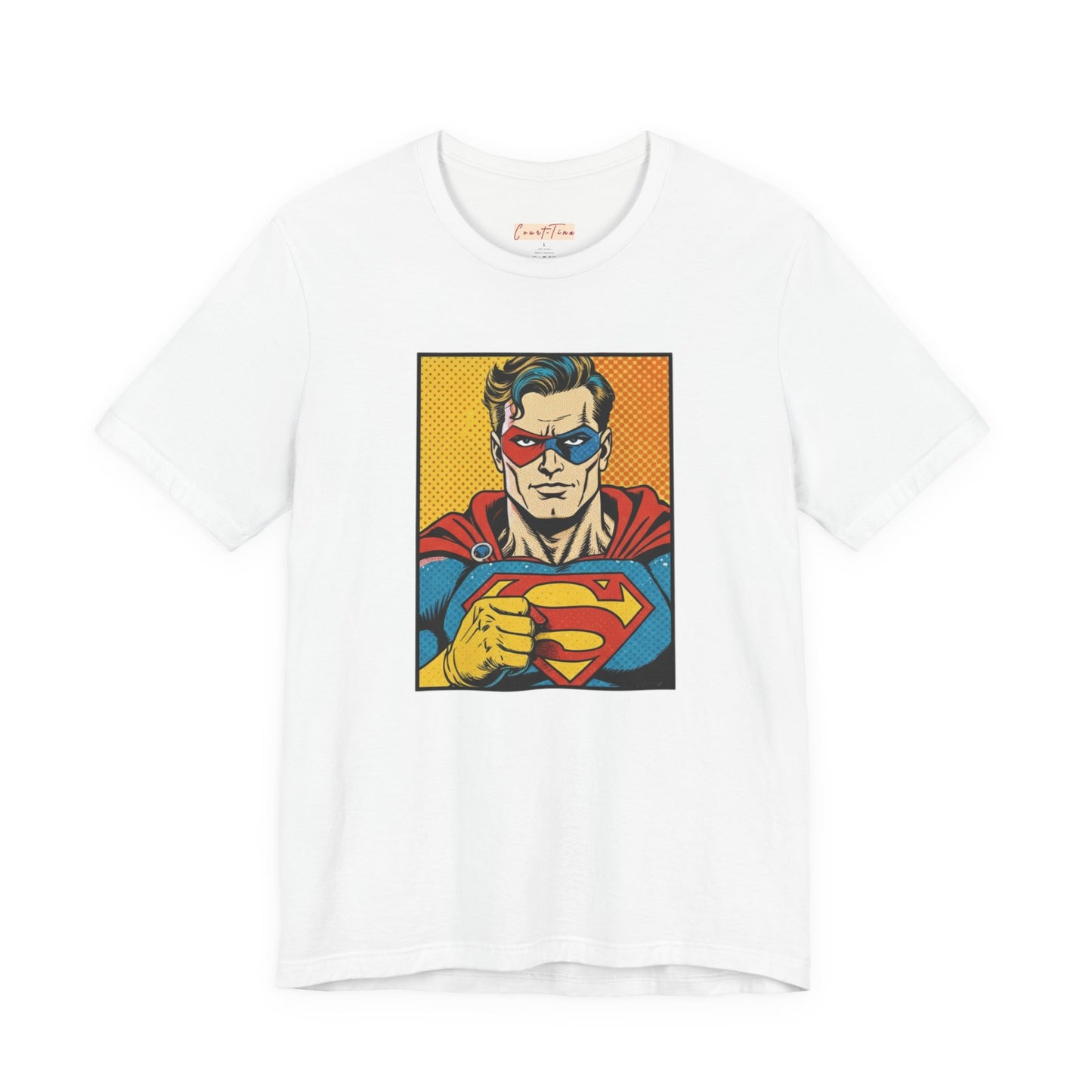 Retro Superhero Graphic Tee, Unisex T-Shirt, Fun Casual Wear, Comic Book Lover Gift, Birthday, Gift for Him/Her