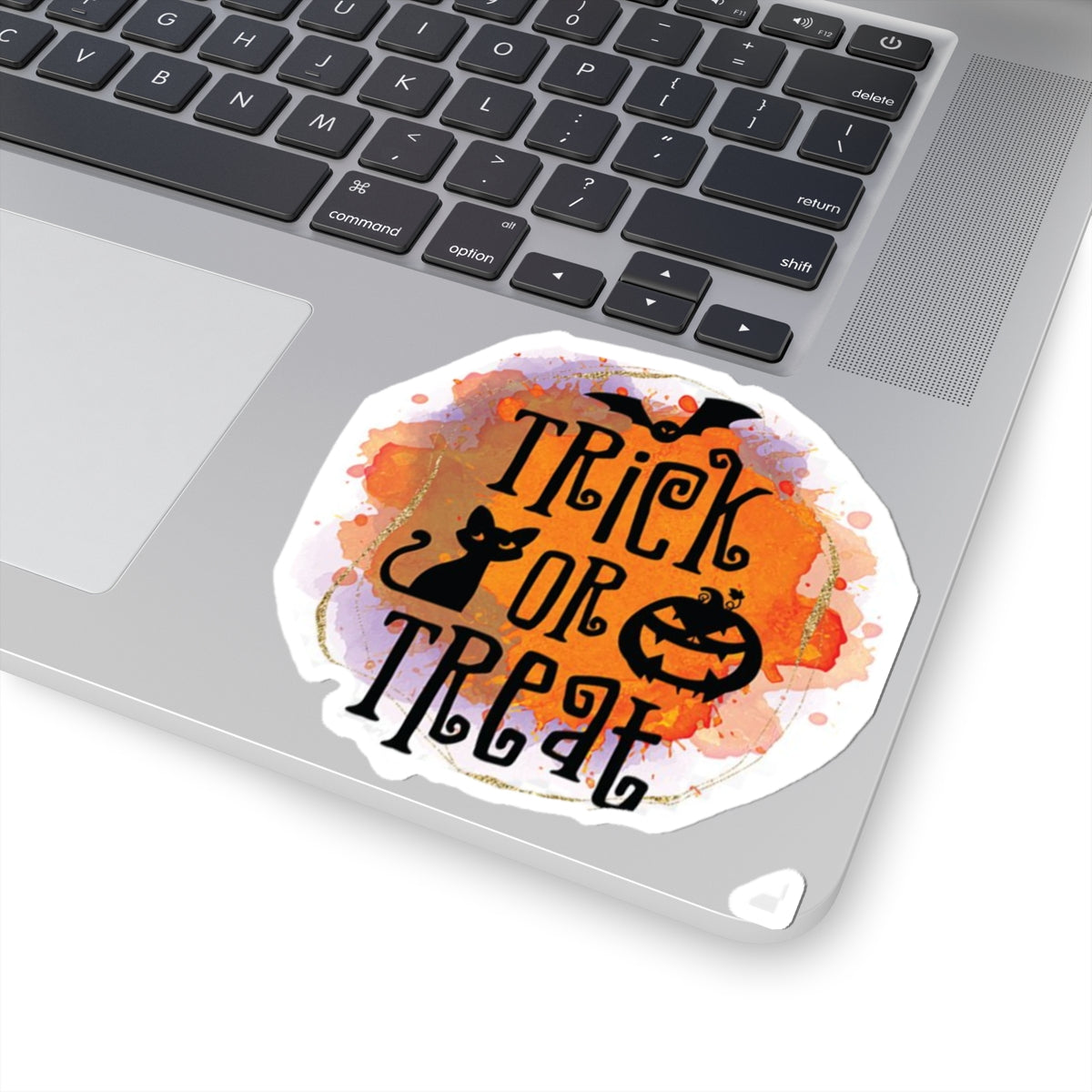 Halloween Kiss-Cut Stickers, Trick or Treat Decor, Cute Cat and Pumpkin Stickers, Spooky Gifts, Party Favors, Fall Celebration