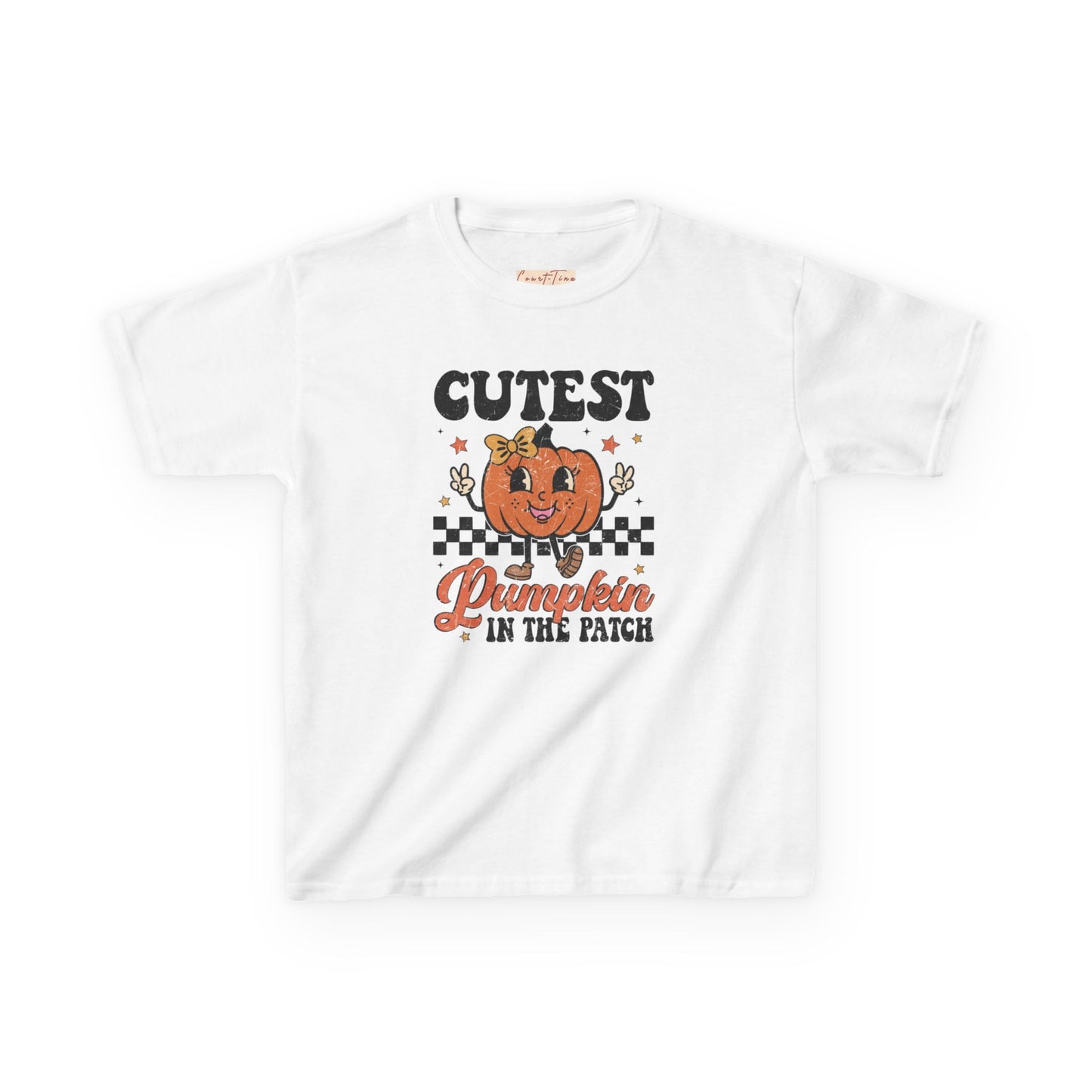 Cute Pumpkin Kids Tee - Fall Apparel, Halloween T-Shirt, Thanksgiving Gift, Pumpkin Patch Outfit, Kid's Halloween Shirt