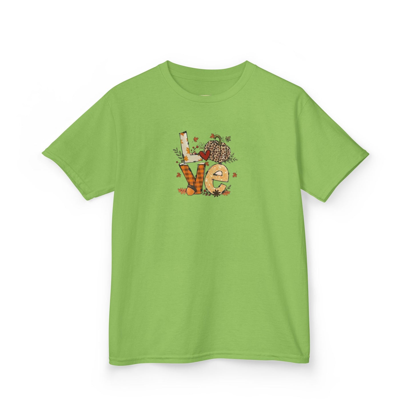 Kids Love Autumn Tee, Cute Kids T-Shirt, Animal Lovers Gift, Eco-Friendly Kids Shirt, Fun Kids Gift, Nature-Themed Apparel