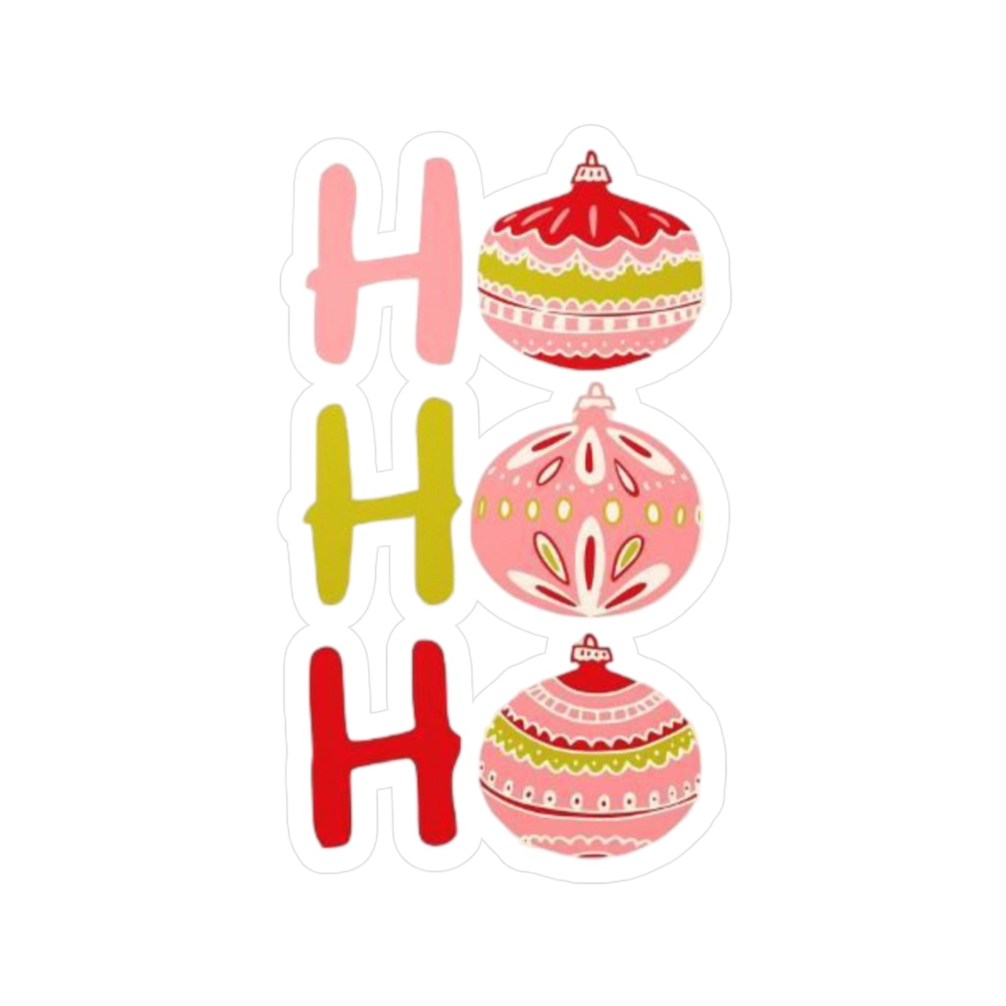 Holiday-Themed Kiss-Cut Vinyl Decals