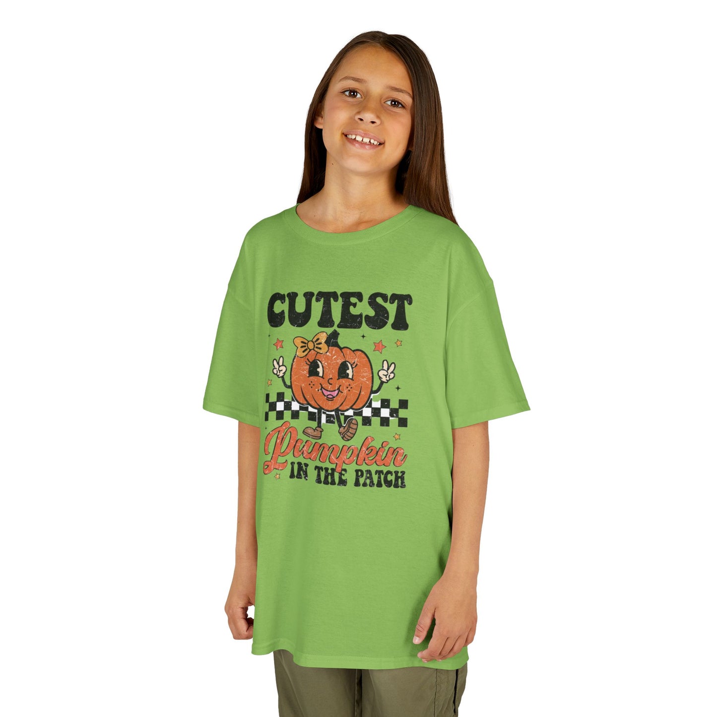 Cute Pumpkin Kids Tee - Fall Apparel, Halloween T-Shirt, Thanksgiving Gift, Pumpkin Patch Outfit, Kid's Halloween Shirt