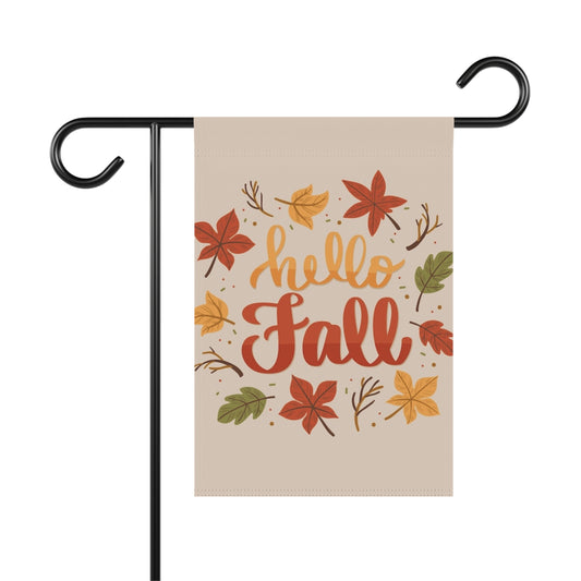 Fall Garden Banner, Autumn Home Decor, Seasonal Outdoor Flag, Thanksgiving Greeting, Welcome Fall Sign